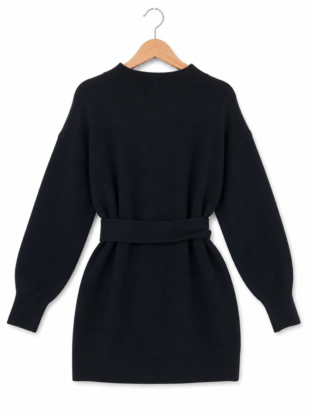 & Other Stories Belted Knitted Dress Black Size Small NWT - Picture 5 of 11